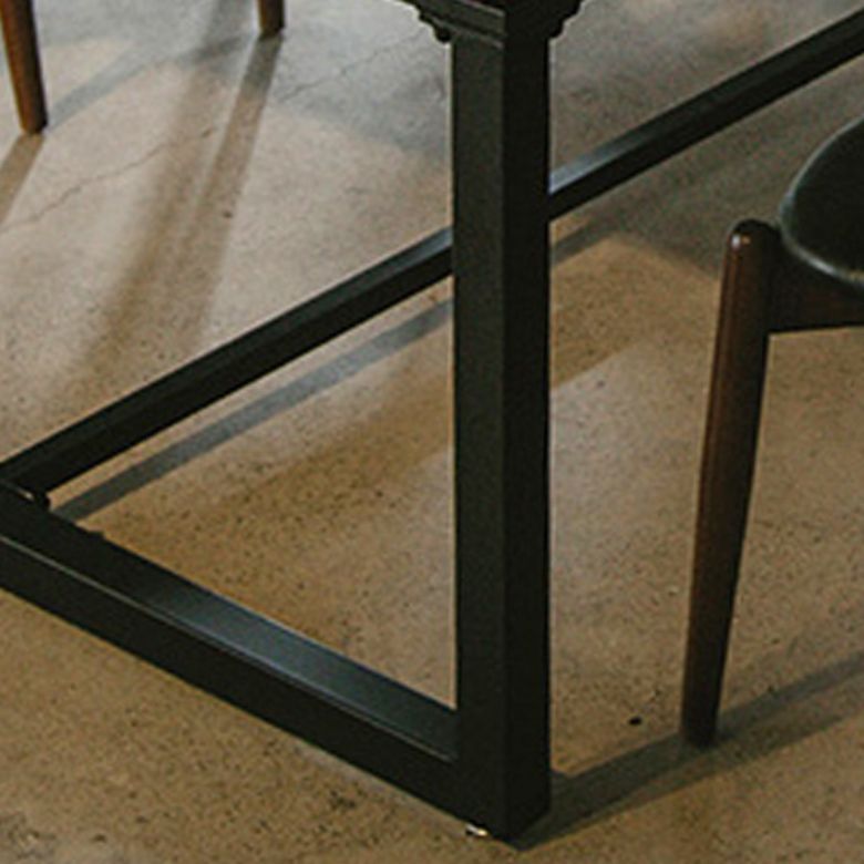 Upholstered Dining Chairs Faux Leather Armless Chairs with Wood Base Clearhalo 'Dining Chairs' 'Dining Tables & Seating' 'dining_chair' 'furn' 'furn_dining_chair' 'Furniture' 'Kitchen & Dining Furniture' 1200x1200_c66ed1c1-63b5-4961-8c33-0fb57123469a