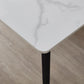 Industrial Sintered Stone 55" Wide Dining Table Rectangle Shape Table with 4 Legs Base Clearhalo ' dining_table' 'Dining Tables & Seating' 'Dining Tables' 'furn' 'furn_dining_table' 'Furniture' 'furniture_dining_table' 'Kitchen & Dining Furniture' 'kitchen&dining_furn' 'kitchen' 'kitchen_dining_table' 1200x1200_c6719309-d093-4ae6-9db6-fbcc037346f5
