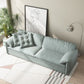 Nordic Upholstered Sleeper Sofa Pillow Top Arm Sofa Bed in Green Clearhalo 'furn' 'furn_futons' 'Furniture' 'Futons & Daybeds' 'Futons' 'Living Room Furniture' 1200x1200_c6720533-8744-404b-b56f-6afe6f1cb1ed