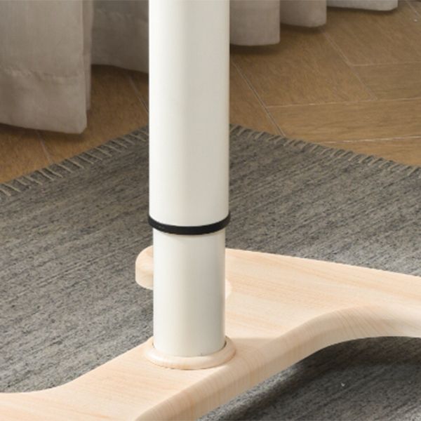 Scrivania rettangolare in piedi reversibile marrone/naturale scrittura di scrittura per ufficio