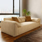 Ivory Faux Leather Sofa Wear-resistant Sewn Pillow Back Sofa Clearhalo 'furn' 'furn_sofas' 'Furniture' 'Living Room Furniture' 'Sofa' 'sofas' 1200x1200_c674b436-3478-4bd2-91d6-9dab1df375ea