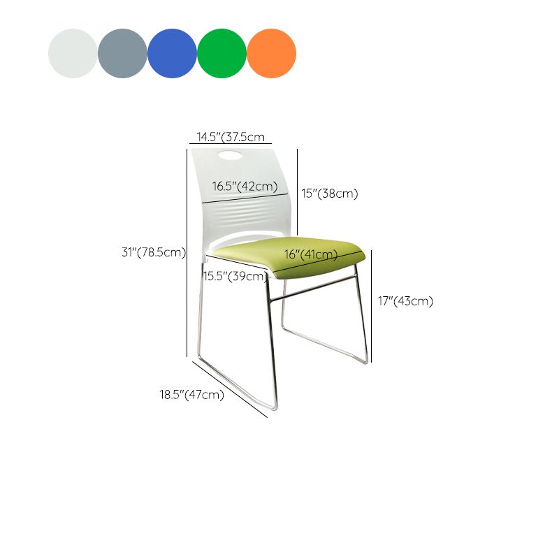 Contemporary Armless Guest Chair Mid Back Plastic Conference Chair Clearhalo 'furn' 'furn_office_chair' 'Furniture' 'Office Chairs' 'Office Furniture' 'office_chair' 1200x1200_c674d8b6-e889-402c-ba5e-97cf639a1be5