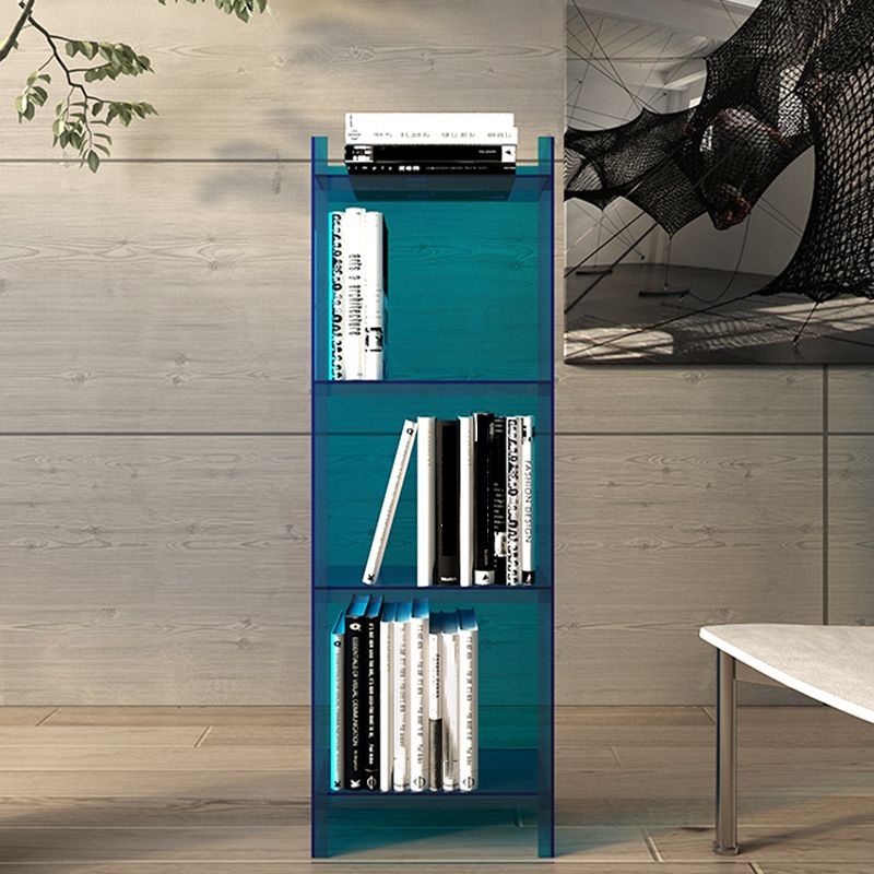 Vertical Scandinavian Standard Bookshelf with Acrylic Frame and Shelf Clearhalo 'Bookcases' 'furn' 'furn_bookcases' 'Furniture' 'furniture_bookcases' 'Office Furniture' 1200x1200_c675654f-f77a-4f66-90ee-9e19b1e482b0