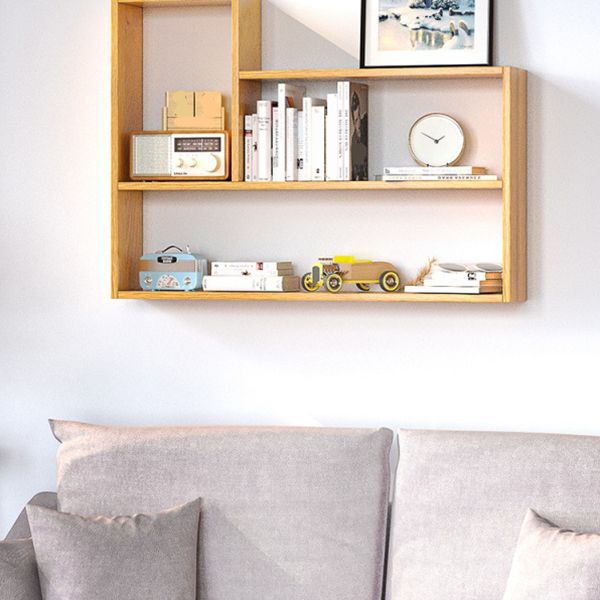 Scandinavian Solid Wood Wall Unit Bookshelf Closed Back Bookshelf for Bedroom Clearhalo 'Bookcases' 'furn' 'furn_bookcases' 'Furniture' 'furniture_bookcases' 'kitchen' 'kitchen_bookcases' 'Living Room Furniture' 'Office Furniture' 1200x1200_c6756ea7-2905-4acf-ab6e-99b15921898a