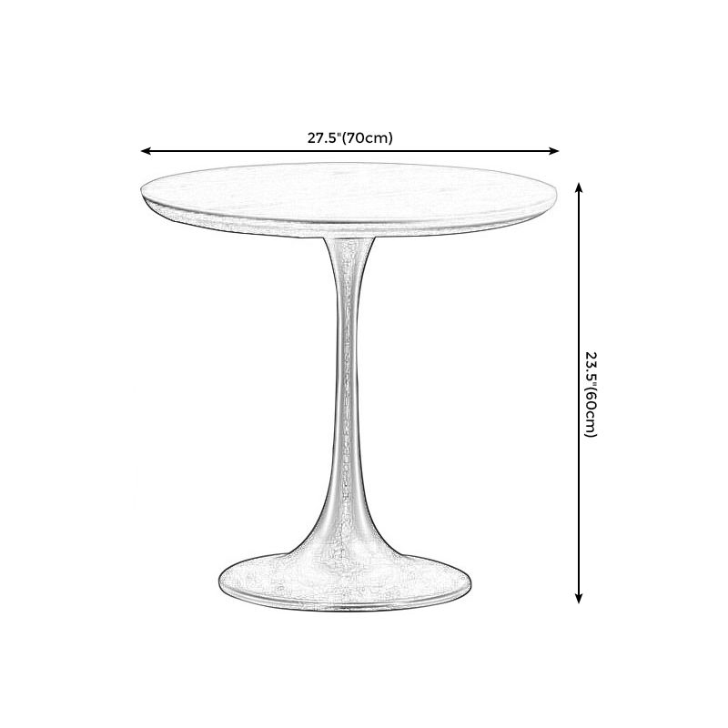 Pedestal Base Design Cocktail Table Round Coffee Table Made of Solid Wood Clearhalo 'Coffee & Accent Tables' 'End & Side Tables' 'end_side_table' 'end_side_tables' 'furn' 'furn_end_side_tables' 'Furniture' 'furniture_end_side_table' 'Living Room Furniture' 1200x1200_c679fa53-beb4-42e7-8fdd-d05a59b67486