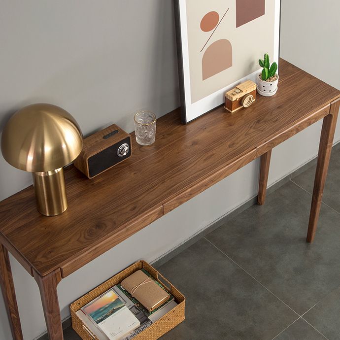 Massivholz Mitte des Jahrhunderts Moderntable in Brone-Konsole Tabelle 30 "H