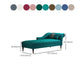 Glam Chaise Lounge Couch One Armed Chaise Lounge with Pillow