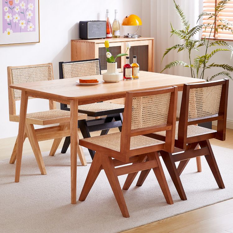 Nordic Style Wood Side Dining Chairs Open Back Dining Side Chair Clearhalo 'Dining Chairs' 'Dining Tables & Seating' 'dining_chair' 'furn' 'furn_dining_chair' 'Furniture' 'furniture_dining_chair' 'Kitchen & Dining Furniture' 1200x1200_c67d9450-989b-4754-a743-d6ac60ebf3a1