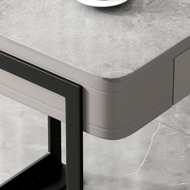 Modern Style 2-drawer Office Desk Sintered Stone Desk for Home Clearhalo 'furn' 'furn_office_desk' 'Furniture' 'Office Desks' 'Office Furniture' 'office_desk' 1200x1200_c67d954f-a2b4-4746-a205-130764468049