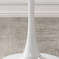 Mesa de centro con pedestal escandinavo, mesa redonda de cóctel de madera para sala de estar