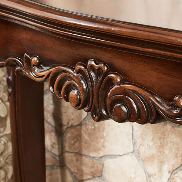 Tavolo da console resistente alla mezza luna in legno per le legno per la sala