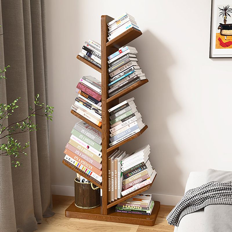 Modern Wood Bookshelf Geometric Vertical Open Shelf Bookcase Clearhalo 'Bookcases' 'furn' 'furn_bookcases' 'Furniture' 'Office Furniture' 1200x1200_c67e7c60-0900-4d6a-bd60-de6feaaa182e