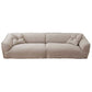 Contemporary Tight Back Sofa 29.53"High Tuxedo Arm Sofa,Beige Clearhalo 'furn' 'furn_sofas' 'Furniture' 'furniture_sofas' 'kitchen' 'kitchen_sofas' 'Living Room Furniture' 'Sofa' 'sofas' 1200x1200_c67ebd9d-a589-4fbe-9cc5-e19dd15fcd66
