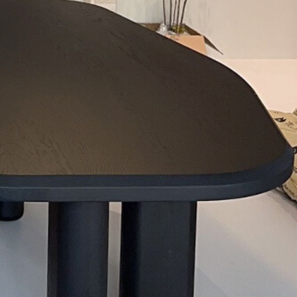Oak Solid Wood Dining Table Tripod Base Dining Table for Dining Room Clearhalo 'Dining Tables & Seating' 'Dining Tables' 'dining_table' 'furn' 'furn_dining_table' 'Furniture' 'Kitchen & Dining Furniture' 1200x1200_c67f2691-0340-48f9-833c-abaa81fb1278
