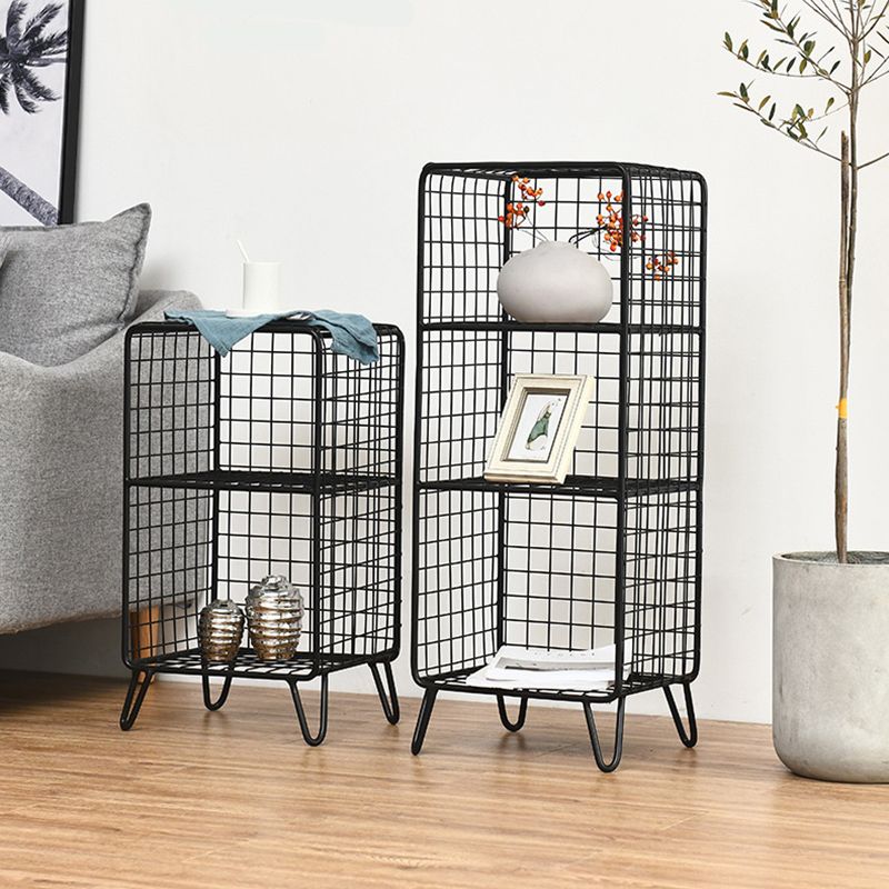 Libreria moderna di libreria metallica standard chiusa in brunish