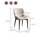 Contemporary Faux Leather Dining Chair Wingback Parsons Chair for Home Use