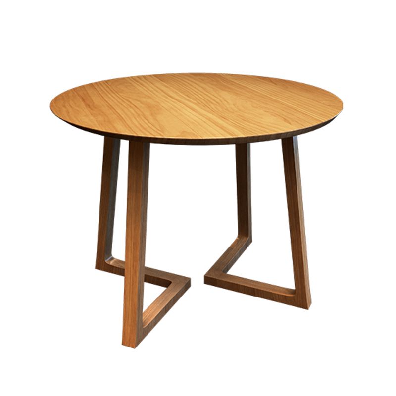Moderne eetgelegenheid 1/2/4 PCS Massieve houten eettafel en stoelen in bruin