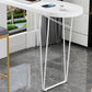 Solid Wood Bar Table Contemporary Bar Table with Sled Base in White Clearhalo 'Bar Furniture' 'Bar Tables' 'bar_tables' 'furn' 'furn_bar_tables' 'Furniture' 'furniture_bar_tables' 'Kitchen & Dining Furniture' 1200x1200_c68450c2-1838-4756-b22f-423fe7cb70cc