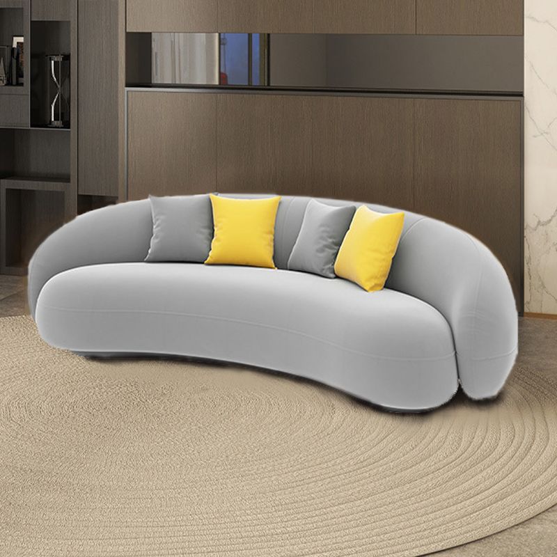 Canapé arrière serré scandinave avec bras de smoking pour l'appartement et le salon