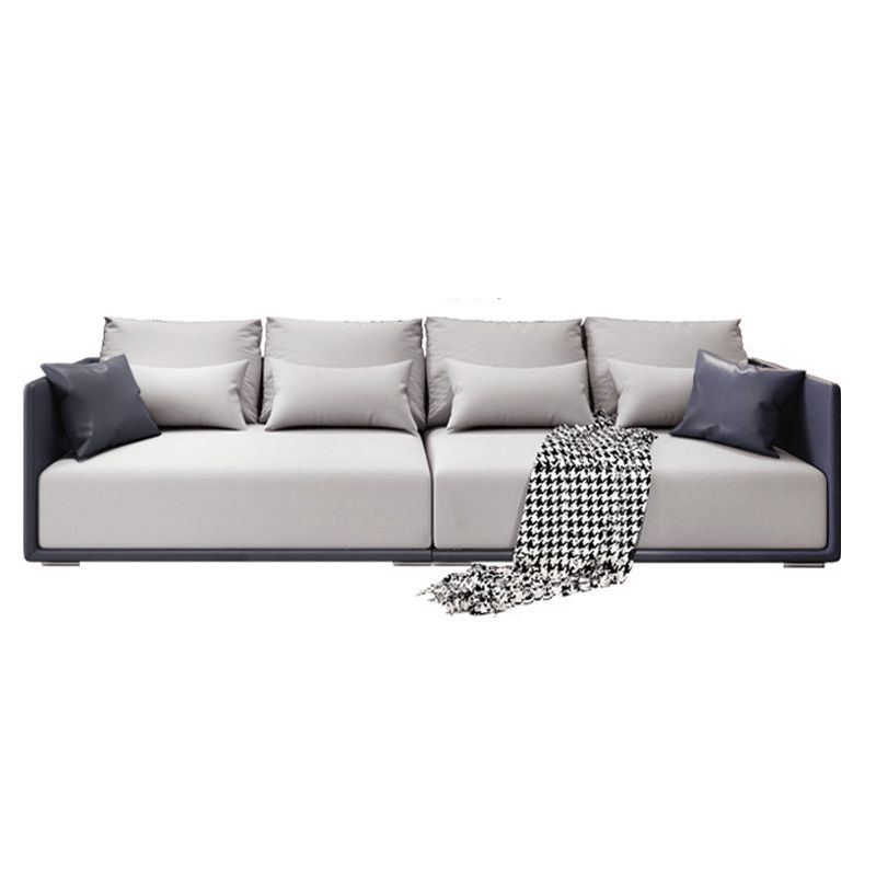 Modern Style with Pillow Back Latex/sponge Seat Filled Dark Blue/orange/army Green Sofa Clearhalo 'furn' 'furn_sofas' 'Furniture' 'furniture_sofas' 'kitchen' 'kitchen_sofas' 'Living Room Furniture' 'Sofa' 'sofas' 1200x1200_c685e452-8a2a-4b4c-ad3f-19486ba14a1f