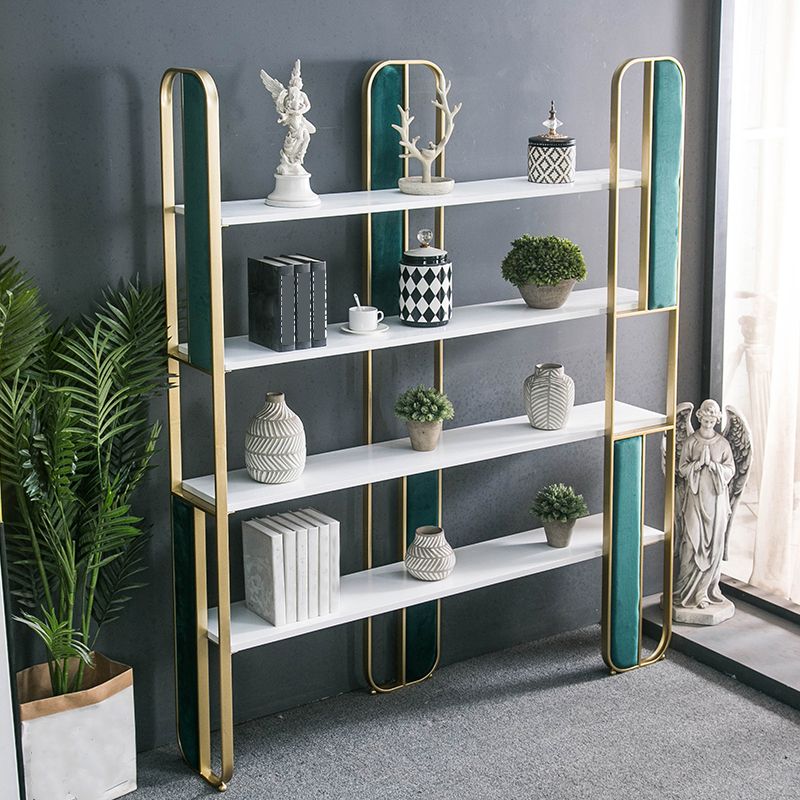 70.87"H Bookcase Glam Style Open Back Bookshelf for Study Room Home Office Clearhalo 'Bookcases' 'furn' 'furn_bookcases' 'Furniture' 'furniture_bookcases' 'kitchen' 'kitchen_bookcases' 'Living Room Furniture' 'Office Furniture' 1200x1200_c689c769-255b-4b71-8eca-4040ff69d9d3