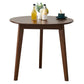 Table à manger ronde en bois massif d'hévéa, pour salle à manger
