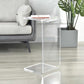 Modern Style Black/tan/transparent Acrylic Rectangular Material Side Table