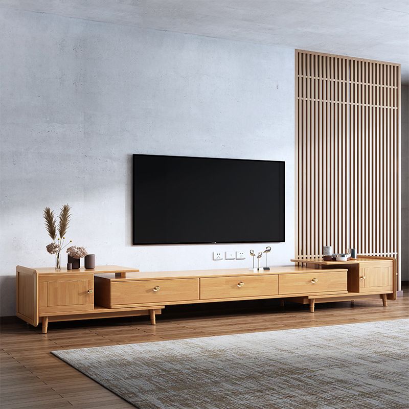 Modern TV Media Stand Wood TV Stand Console with Splayed Wooden Legs Clearhalo 'furn' 'furn_tv_stands_entertainment_centers' 'Furniture' 'Living Room Furniture' 'TV Stands & Entertainment Centers' 'TV Stands & Media Storage Furniture' 'tv_stands_entertainment_centers' 1200x1200_c68bd499-82ad-4f11-8f0e-0dc929907e28