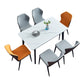 Modern Style Sintered Stone Dining Table with Rectangle Dining Table Sets with 4 Legs Table Clearhalo 'Dining Room Sets' 'Dining Tables & Seating' 'dining_room_set' 'Furniture' 'furniture_dining_room_set' 'Kitchen & Dining Furniture' 'kitchen&dining_furn' 'kitchen' 1200x1200_c68c67c1-42bb-4e1d-b49e-9e1e2080661a