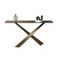 16 inch Wide Modern Console Table Rectangle Stone Sofa Console Table Clearhalo 'Console Tables' 'console_tables' 'Entry & Mudroom Furniture' 'furn' 'furn_console_tables' 'Furniture' 1200x1200_c68ca6b9-aa05-44e1-9911-b7cd81df704f