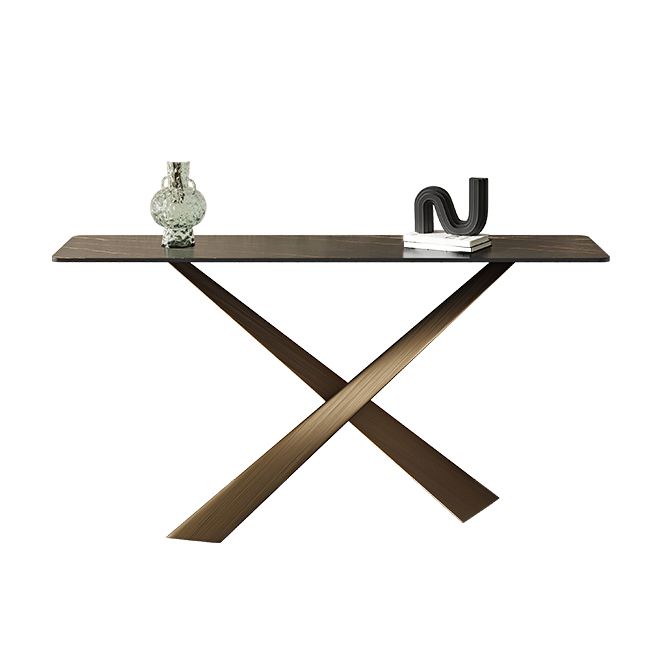16 inch Wide Modern Console Table Rectangle Stone Sofa Console Table Clearhalo 'Console Tables' 'console_tables' 'Entry & Mudroom Furniture' 'furn' 'furn_console_tables' 'Furniture' 1200x1200_c68ca6b9-aa05-44e1-9911-b7cd81df704f