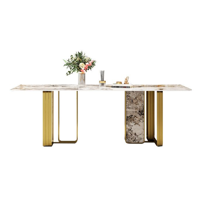 Contemporary Dining Set Stone 1/4/7 Pieces Dining Furniture for Home Clearhalo 'Dining Room Sets' 'Dining Tables & Seating' 'dining_room_set' 'furn' 'furn_dining_room_set' 'Furniture' 'Kitchen & Dining Furniture' 1200x1200_c6909494-ff51-458f-9ef8-0d60255d2c11