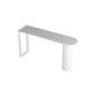 Modern Marble Bistro Table with Specialty Table Top Double Pedestal Table- 41.3" H Clearhalo 'Bar Furniture' 'Bar Tables' 'bar_tables' 'furn' 'furn_bar_tables' 'Furniture' 'furniture_bar_tables' 'Kitchen & Dining Furniture' 1200x1200_c6915573-cdad-415b-ae18-98e17c764663