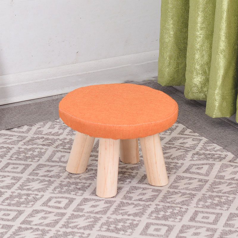 Modern Watermelon Standard Tear Resistant Round Standard for Living Room Clearhalo 'furn' 'furn_ottomans_poufs' 'Furniture' 'Living Room Furniture' 'Ottomans & Poufs' 'ottomans_poufs' 1200x1200_c692d8ac-51fb-4c13-9db9-78790a6af2f3