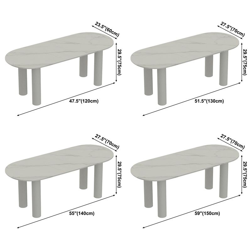 Solid Wood Legs Contemporary Free Form Dining Table Sintered Stone Dining Table for Kitchen Clearhalo ' dining_table' 'Dining Tables & Seating' 'Dining Tables' 'furn' 'furn_dining_table' 'Furniture' 'furniture_dining_table' 'Kitchen & Dining Furniture' 'kitchen&dining_furn' 'kitchen' 'kitchen_dining_table' 1200x1200_c694f35e-0723-4c97-989d-1795fdee7fac