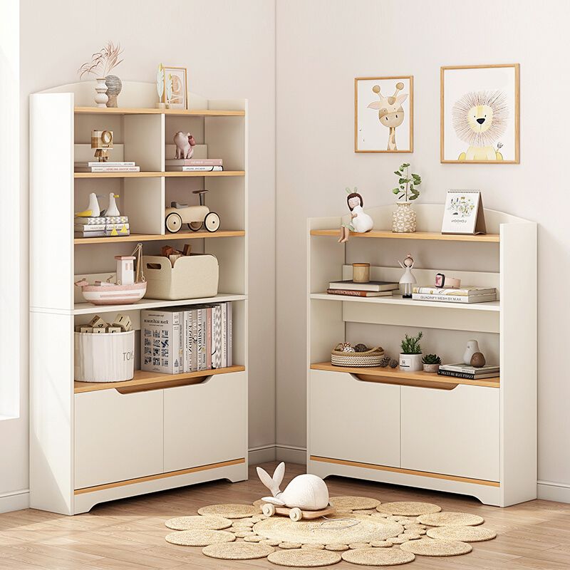 Contemporary Wood Chest Rectangle with Doors Side Cabinet with Shelves Clearhalo 'Cabinets & Chests' 'cabinets_chests' 'furn' 'furn_cabinets_chests' 'Furniture' 'Living Room Furniture' 1200x1200_c698fdcb-2c56-4a20-bcbb-4cdbd15b5d8a