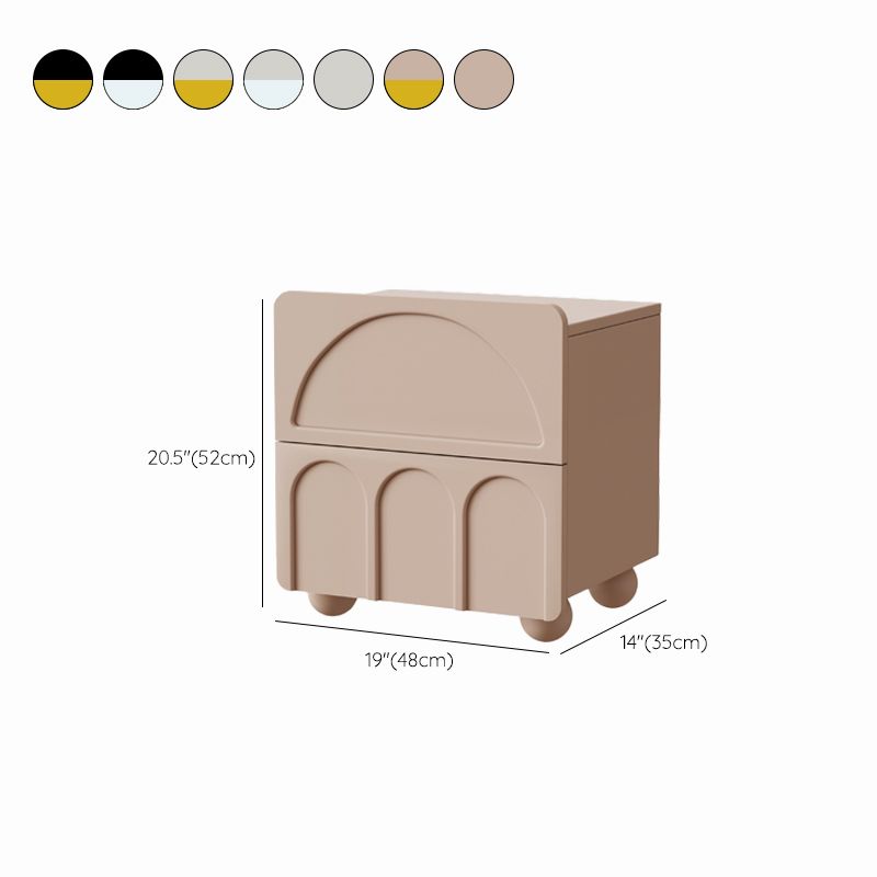 2 laden accenttafel nachtkastje antiek afwerking bed nachtkastje