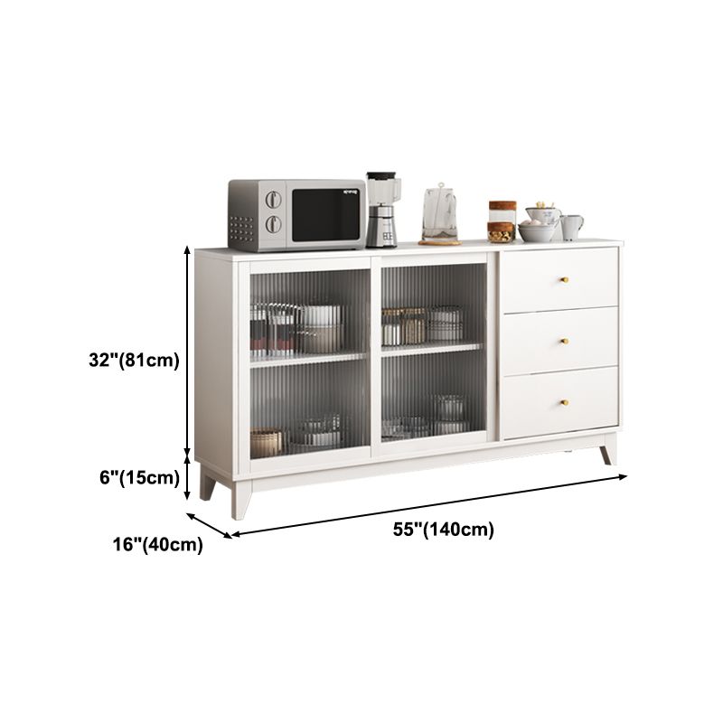 Ritmo rettangolare sideboard mobile da cucina in legno contemporaneo