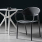 Contemporary Chairs Dining Arm Open Back Plastic Side Chair for Kitchen Clearhalo ' kitchen&dining_furn' 'Dining Chairs' 'Dining Tables & Seating' 'dining_chair' 'furn' 'furn_dining_chair' 'Furniture' 'furniture_dining_chair' 'Kitchen & Dining Furniture' 'kitchen' 1200x1200_c699d4c2-2fec-4f25-99f6-ac82df1aba60