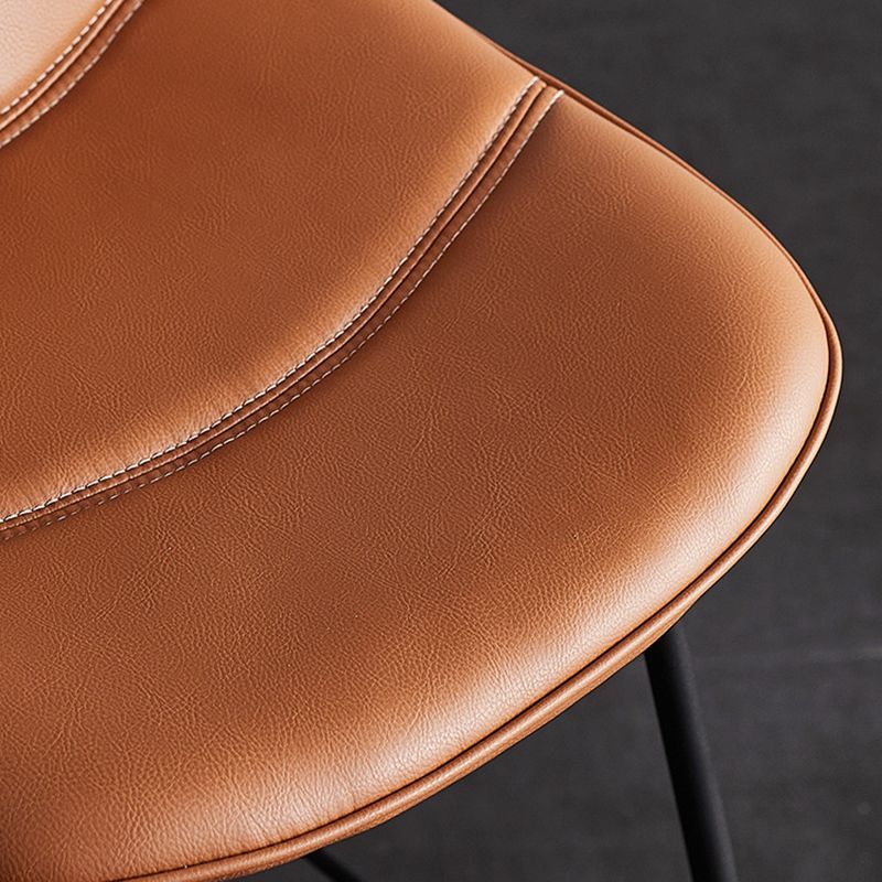 Modern Style Bar-stool Bucket Seat Counter Bar Stool with Metal Legs for Home Clearhalo 'Bar Furniture' 'Bar Stools' 'bar_stools' 'furn' 'furn_bar_stools' 'Furniture' 'Kitchen & Dining Furniture' 1200x1200_c69a0c54-007d-4c9d-861f-267f6a4a3e90