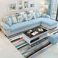 Loose Back Sofa & Chaise Nordic Linen Pillow Top Sofa - 31.5" H