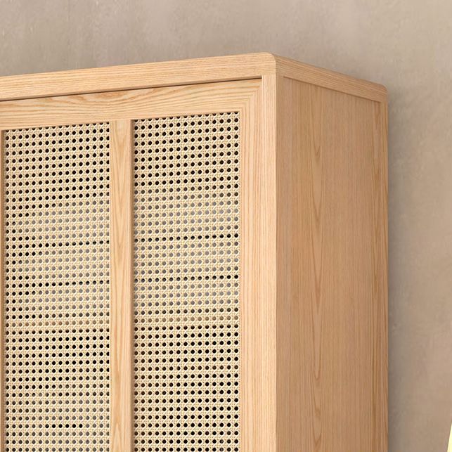 Moderno telaio in legno massiccio di guardaroba porte scorrevoli con gambe