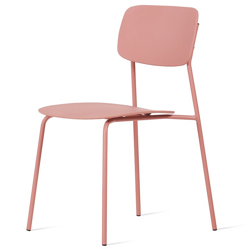 Industrial Dining Armless Chairs Plastic Open Back Side Chair with Metal Legs Clearhalo ' kitchen&dining_furn' 'Dining Chairs' 'Dining Tables & Seating' 'dining_chair' 'furn' 'furn_dining_chair' 'Furniture' 'furniture_dining_chair' 'Kitchen & Dining Furniture' 'kitchen' 1200x1200_c6a305a3-80fa-4938-a22f-19973d19e40c