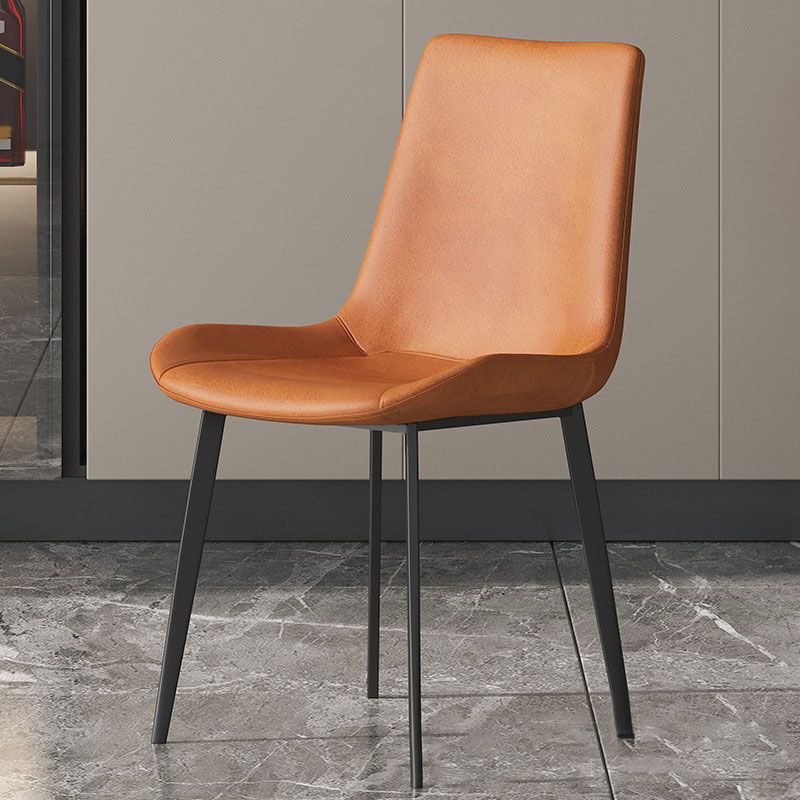 Solid Back Side Chair Industrial Dining Room Chair for Dining Room Clearhalo 'Dining Chairs' 'Dining Tables & Seating' 'dining_chair' 'furn' 'furn_dining_chair' 'Furniture' 'Kitchen & Dining Furniture' 1200x1200_c6a5a438-81f8-4244-9591-072dc185317e