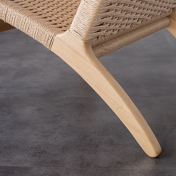 Mid-century Modern Accent Armchair Fixed Back Wood Armchair for Living Room Clearhalo 'Accent Chairs' 'accent_chairs' 'Chairs & Seating' 'furn' 'furn_accent_chairs' 'Furniture' 'Living Room Furniture' 1200x1200_c6a61ed5-0592-4ce8-b386-d3f4fcd50b52