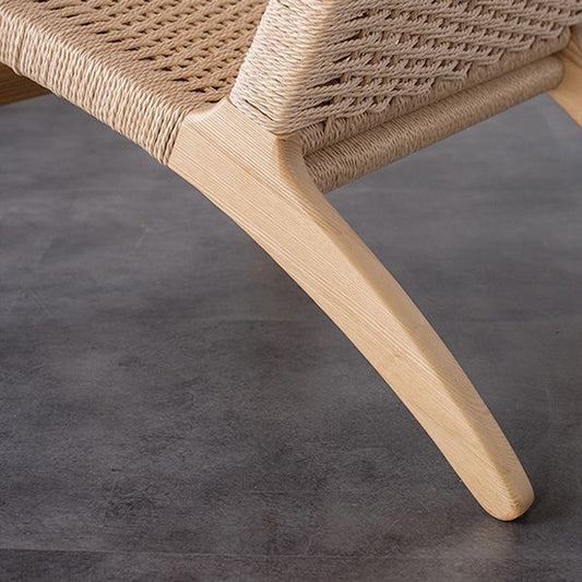 Mid-century Modern Accent Armchair Fixed Back Wood Armchair for Living Room Clearhalo 'Accent Chairs' 'accent_chairs' 'Chairs & Seating' 'furn' 'furn_accent_chairs' 'Furniture' 'Living Room Furniture' 1200x1200_c6a61ed5-0592-4ce8-b386-d3f4fcd50b52