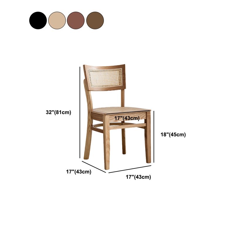 Taburete moderno de bar ratán taburete de barra sin brazo de madera sólida para sala de estar