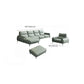 Industrial Sectional Sofa Green Pillow Top Arm Sofa for Living Room