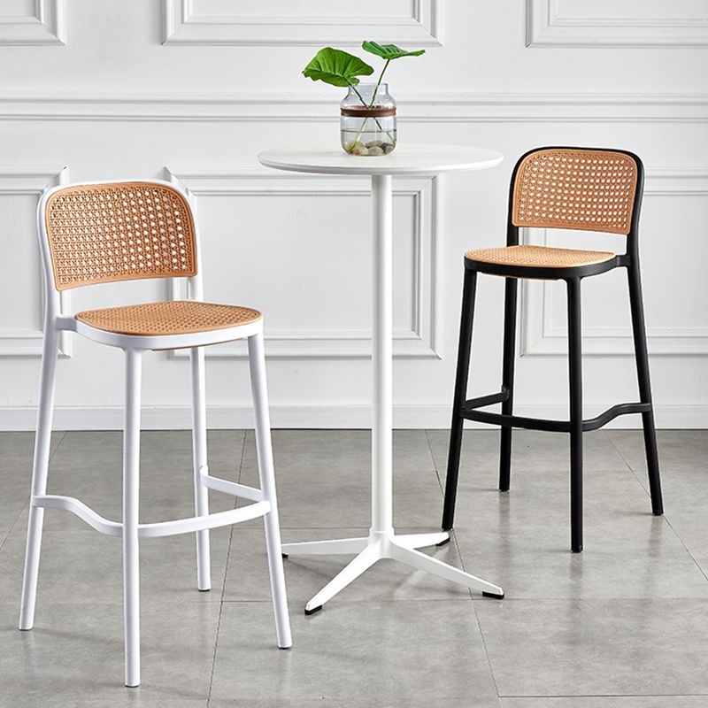Modern Backrest Bar Chair Home Balcony Faux Leather Counter Chair Stool Clearhalo 'Bar Furniture' 'Bar Stools' 'bar_stools' 'furn' 'furn_bar_stools' 'furniture_bar_stools' 'Kitchen & Dining Furniture' 'kitchen&dining_furn' 'kitchen' 'kitchen_furn' Furniture' 1200x1200_c6a81107-ea26-4c97-aa06-e8e80df6c17f