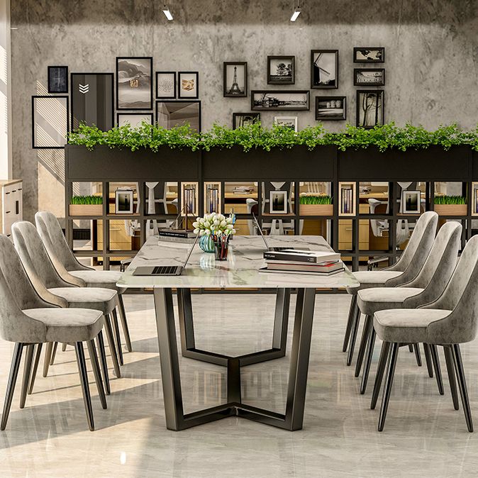 Home Office Working Table Curved Shaped Simplicity Writing Desk Clearhalo 'furn' 'furn_office_desk' 'Furniture' 'furniture_office_desk' 'Office Desks' 'Office Furniture' 'office_desk' 1200x1200_c6abe760-80c0-464c-97fb-44aa46a8d62e